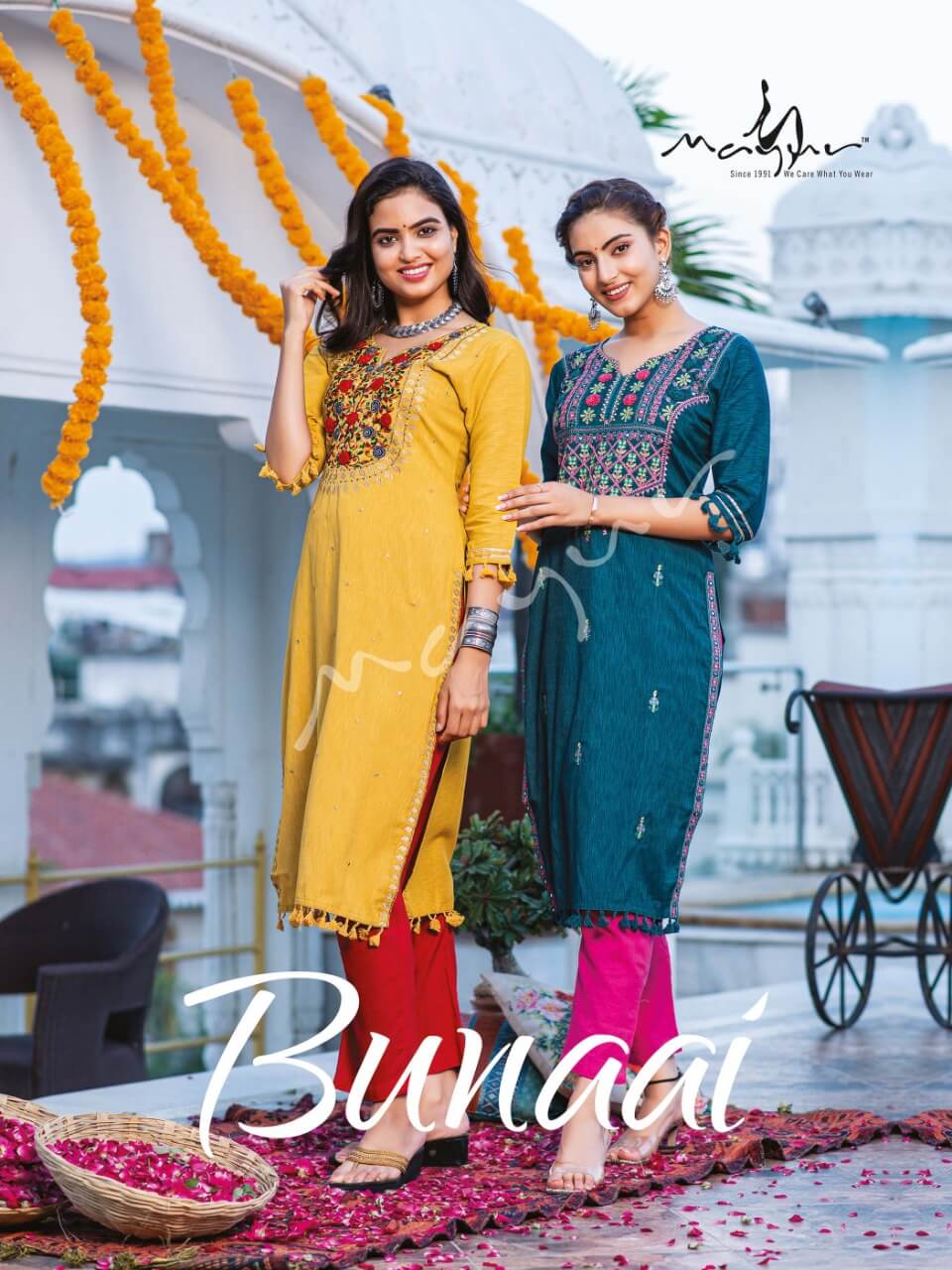 Mayur Bunaai Fancy Festive Wear New Designer Rayon Kurti Collection 